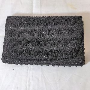 Vintage Hand Beaded Envelope Bag